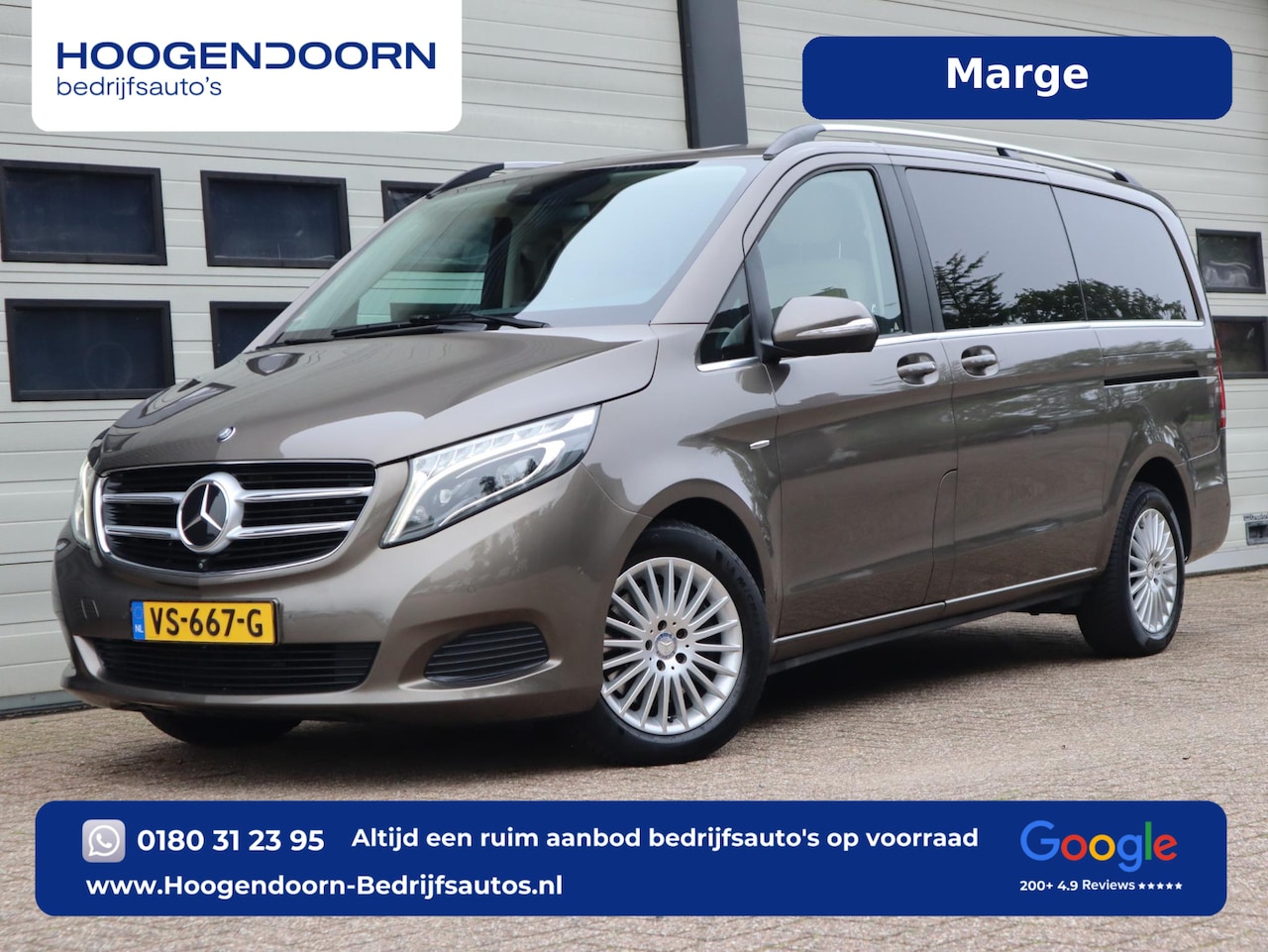 Mercedes-Benz V-klasse - 250d Lang DC 5 Pers - MARGE - Trekhaak - AutoWereld.nl