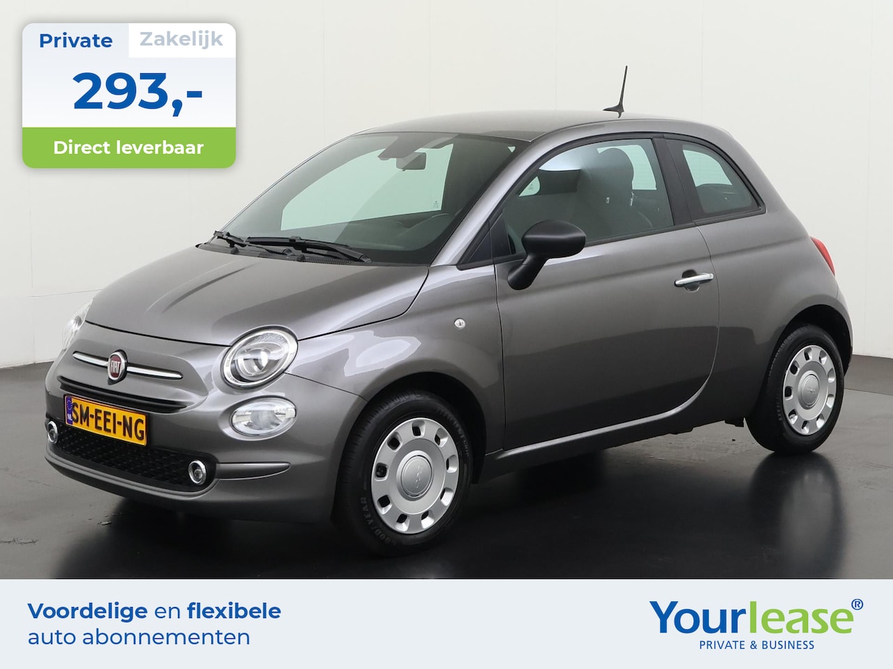 Fiat 500 - 1.0 Hybrid | All-in 293,- Private Lease | Direct uit voorraad - AutoWereld.nl