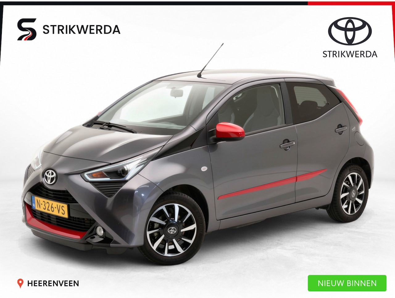Toyota Aygo - 1.0 VVT-i x-cite ultimate | Apple Carplay/Android Auto | Red-pack | - AutoWereld.nl