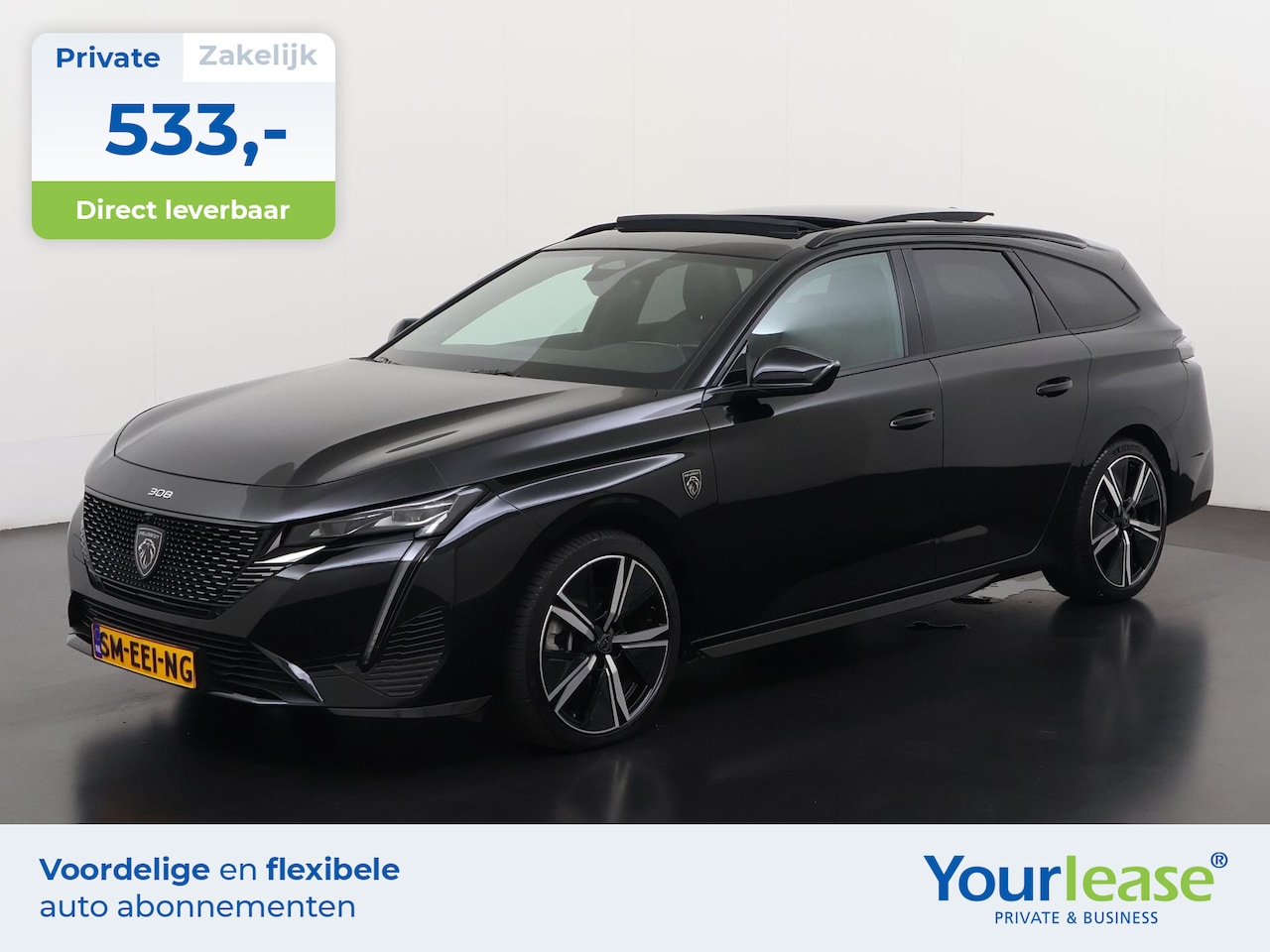 Peugeot 308 SW - 1.2 Hybrid 145 e-DCS6 GT | All-in 533,- Private Lease | Direct uit voorraad - AutoWereld.nl