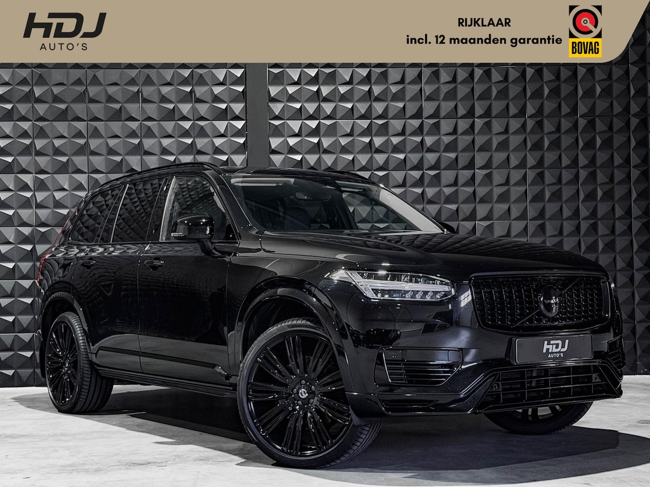 Volvo XC90 - 2.0 T8 Recharge AWD All Black | 22" | Trekh. | Blis | Pilot | H/K | Leer | - AutoWereld.nl