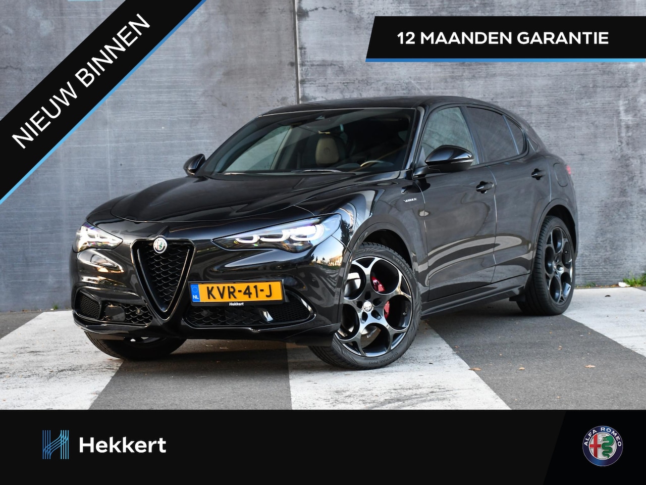 Alfa Romeo Stelvio - Veloce Ti 2.0 Turbo 280pk AWD Automaat HARMAN/KARDON | 21''LM | LEDER | CAMERA | DODE HOEK - AutoWereld.nl
