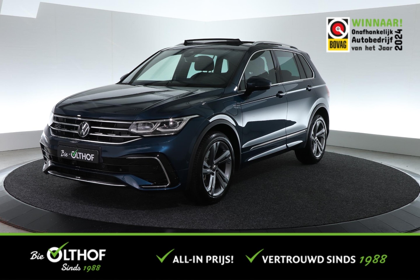 Volkswagen Tiguan - 1.4 TSI eHybrid R-Line Business+ | ALL-IN PRIJS | SCHUIF-KANTEL | CARPLAY | STOEL-STUURVER - AutoWereld.nl