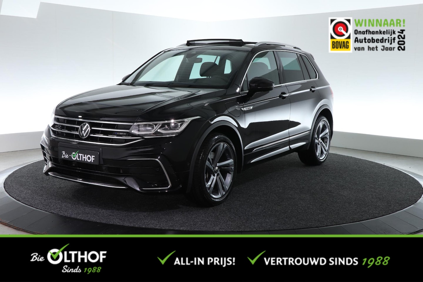 Volkswagen Tiguan - 1.4 TSI eHybrid R-Line Business+ | ALL-IN PRIJS | SCHUIF-KANTEL | CARPLAY | LEDER | 360 CA - AutoWereld.nl
