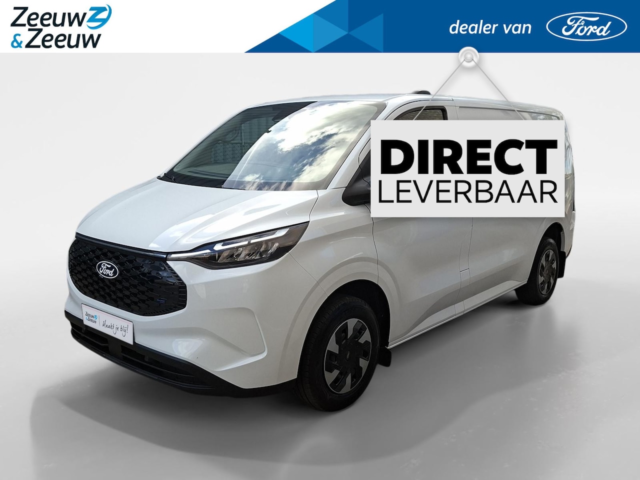 Ford E-Transit Cust. - 340 L2H1 Trend AWD 71 kWh | Direct leverbaar | 0,99% rente | 3-zits | Trekhaak - AutoWereld.nl