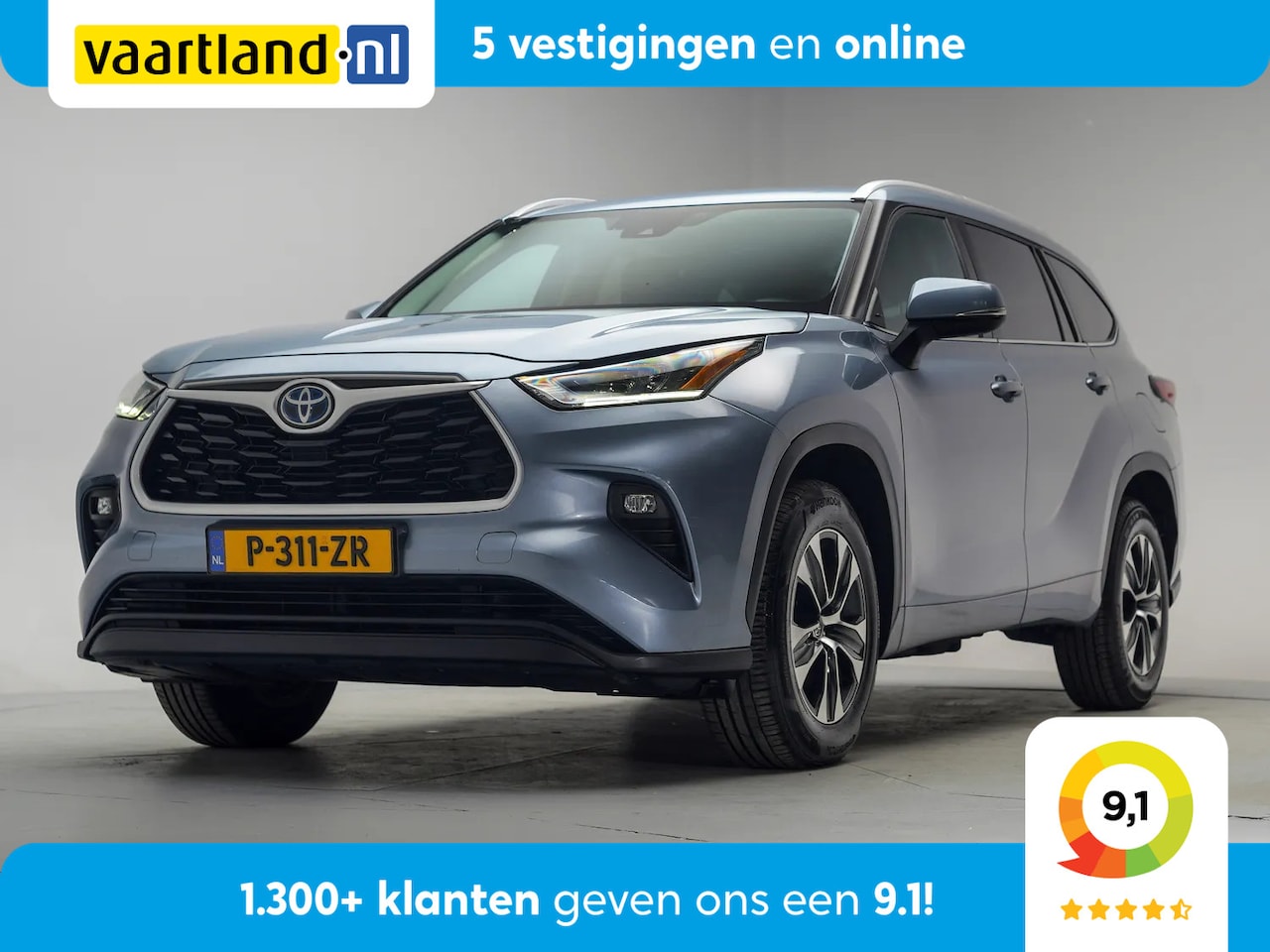 Toyota Highlander - 2.5 AWD Hybrid Business Edition 7-Pers. [ LED Leder Navi Stoelverwarming ] - AutoWereld.nl