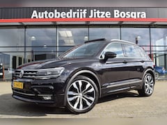 Volkswagen Tiguan - 1.4 TSI Automaat Highline R-Line Virtual | Carplay | Panoramadak | Zwart Leder | LED | 360