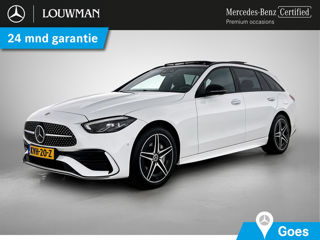 Mercedes-Benz C-klasse Estate - 300 e AMG Plug-In Hybride AMG Line | Night Pakket | Panorama Schuif-Kanteldak | Trekhaak | - AutoWereld.nl