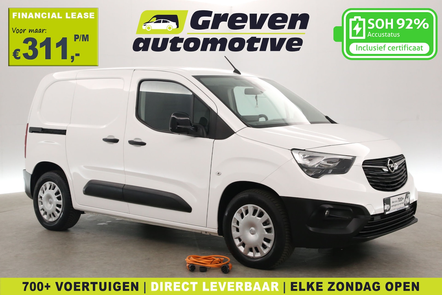 Citroën ë-Berlingo - Opel Combo-e 50 kWh | Snelladen | SOH 92% | Airco | Cruise | Camera | Carplay | Parkeersen - AutoWereld.nl