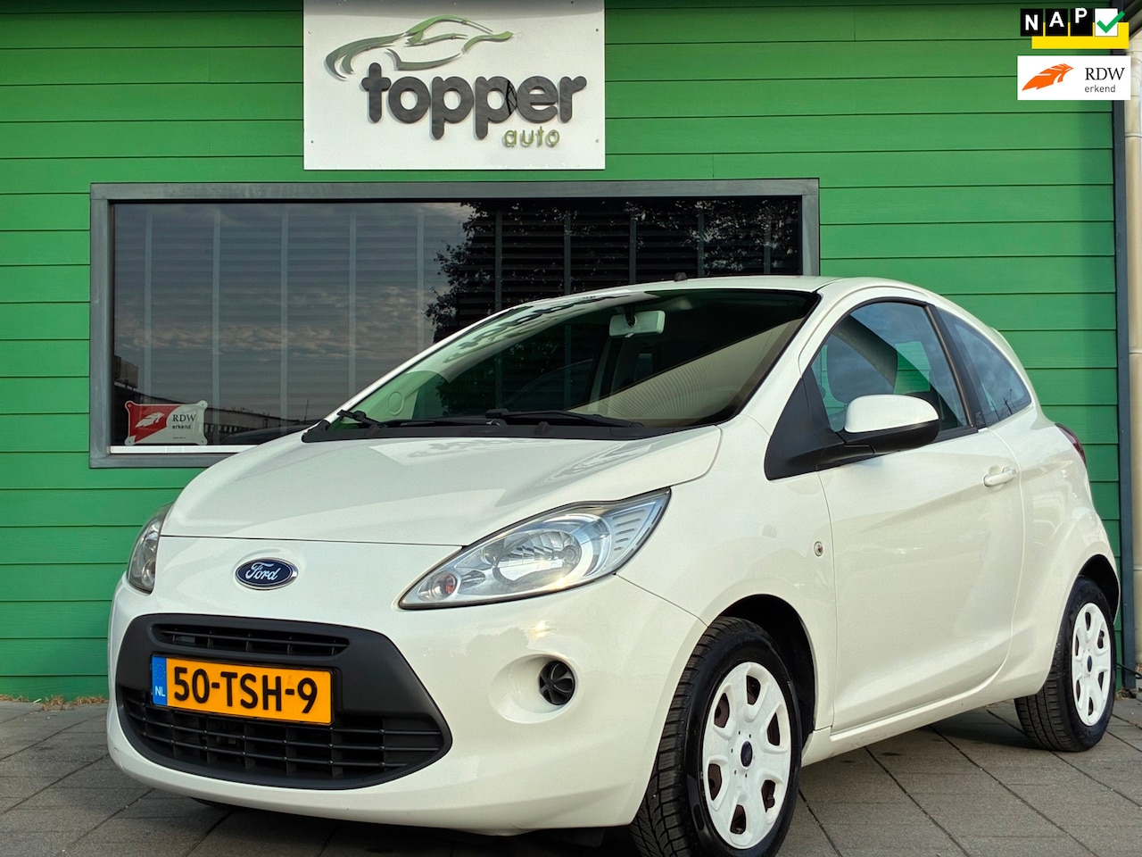 Ford Ka - 1.2 Cool & Sound start/stop|1e Eigenaar|D-riem v.v.|Airco|Elektr.ramen|Nieuwe APK|NAP| - AutoWereld.nl