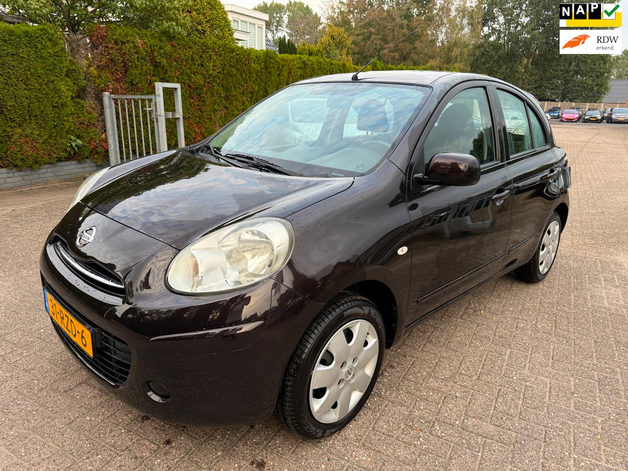 Nissan Micra - 1.2 5-DRS Acenta ECC CRUISE * ZUINIG! *BLUETOOTH NAP - AutoWereld.nl