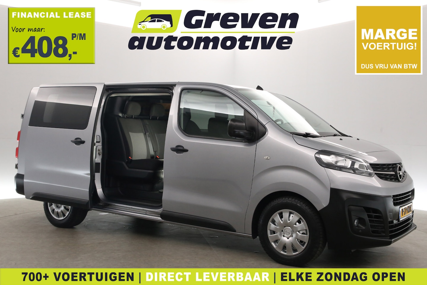 Opel Vivaro - 2.0 CDTI L3H1 | Marge | Dubbele Cabine | Airco | Cruise | Camera | Carplay | Trekhaak - AutoWereld.nl