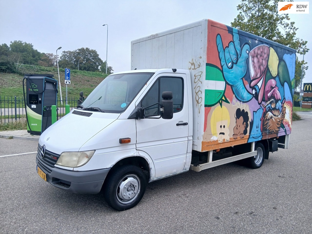 Mercedes-Benz Sprinter - 411 CDI 2.2 355!RIJDT GOED!SCHAKELT GOED!BANDEN GOED!LAADKLEP!80KW!109PK! - AutoWereld.nl
