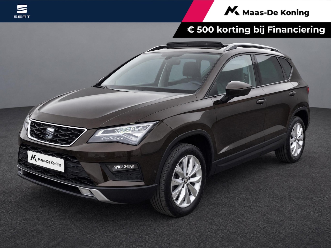 SEAT Ateca - 1.0EcoTSI/115PK Style Business Intense · Panoramadak · 360gr. Camera · Apple/Android Car P - AutoWereld.nl
