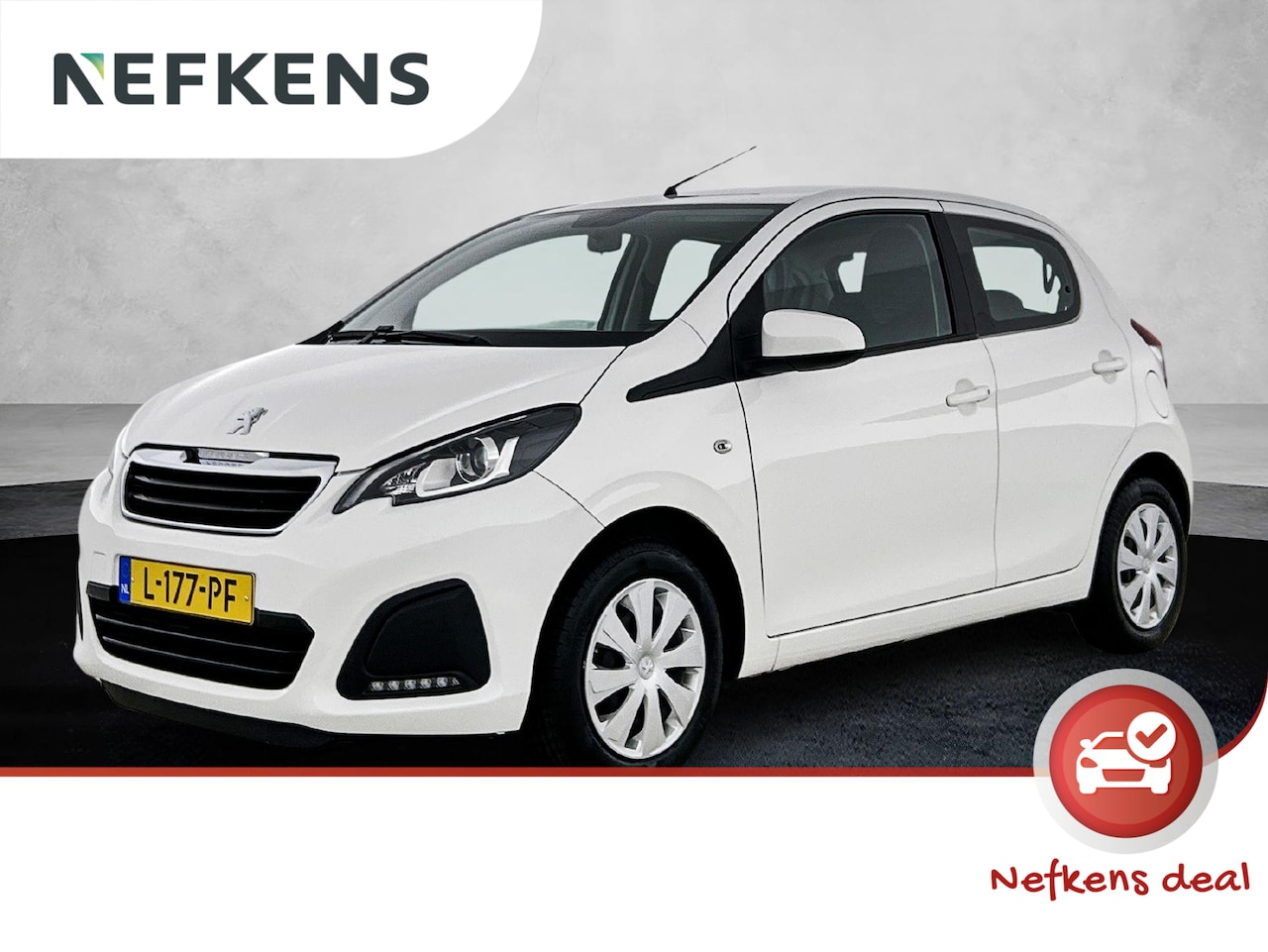 Peugeot 108 - 1.0 72pk Active | Apple Carplay/Android Auto | 5-deurs | Airconditioning | Metallic lak | - AutoWereld.nl