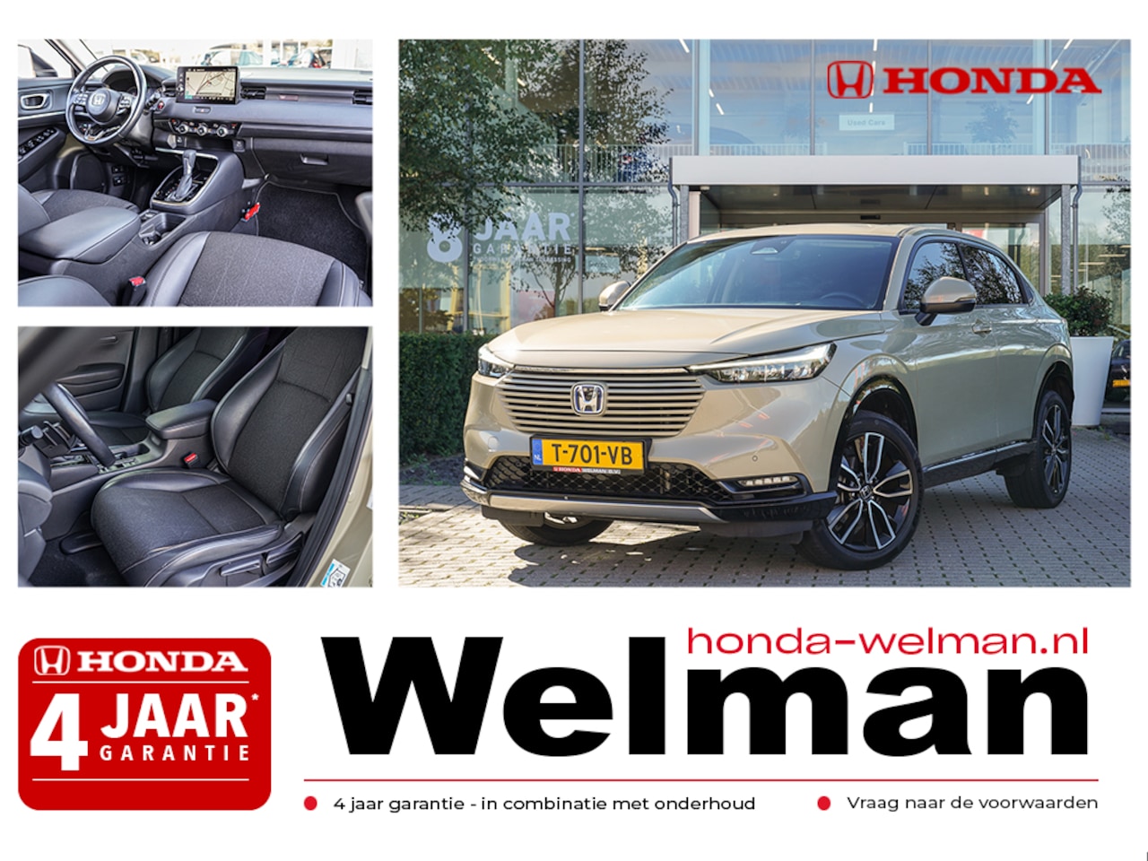 Honda HR-V - 1.5i e:HEV ADVANCE - FULL HYBRID - PRIVACY GLASS - DRAADLOZE LADER - AutoWereld.nl