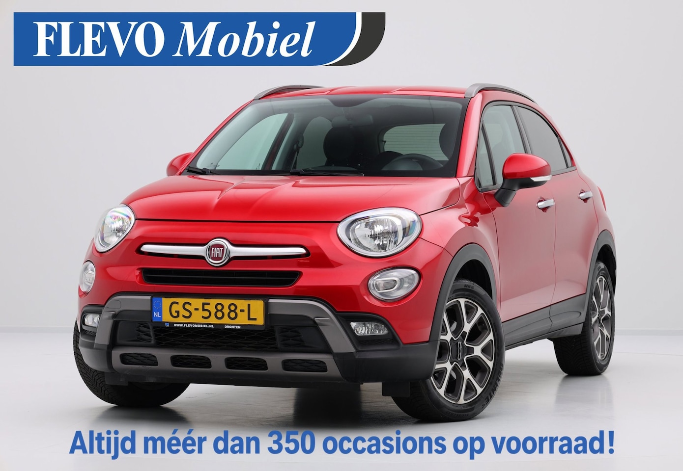 Fiat 500 X Cross - 1.4 Turbo 140pk MultiAir Cross Navi|Clima|LMV|Half Leder - AutoWereld.nl