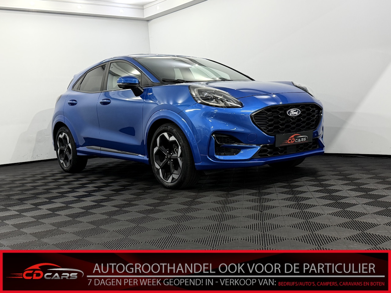 Ford Puma - 1.0 EcoBoost Hybrid ST-Line Camera, Navi, B&O, Elektrische achterklep, Winterpakket, Half - AutoWereld.nl