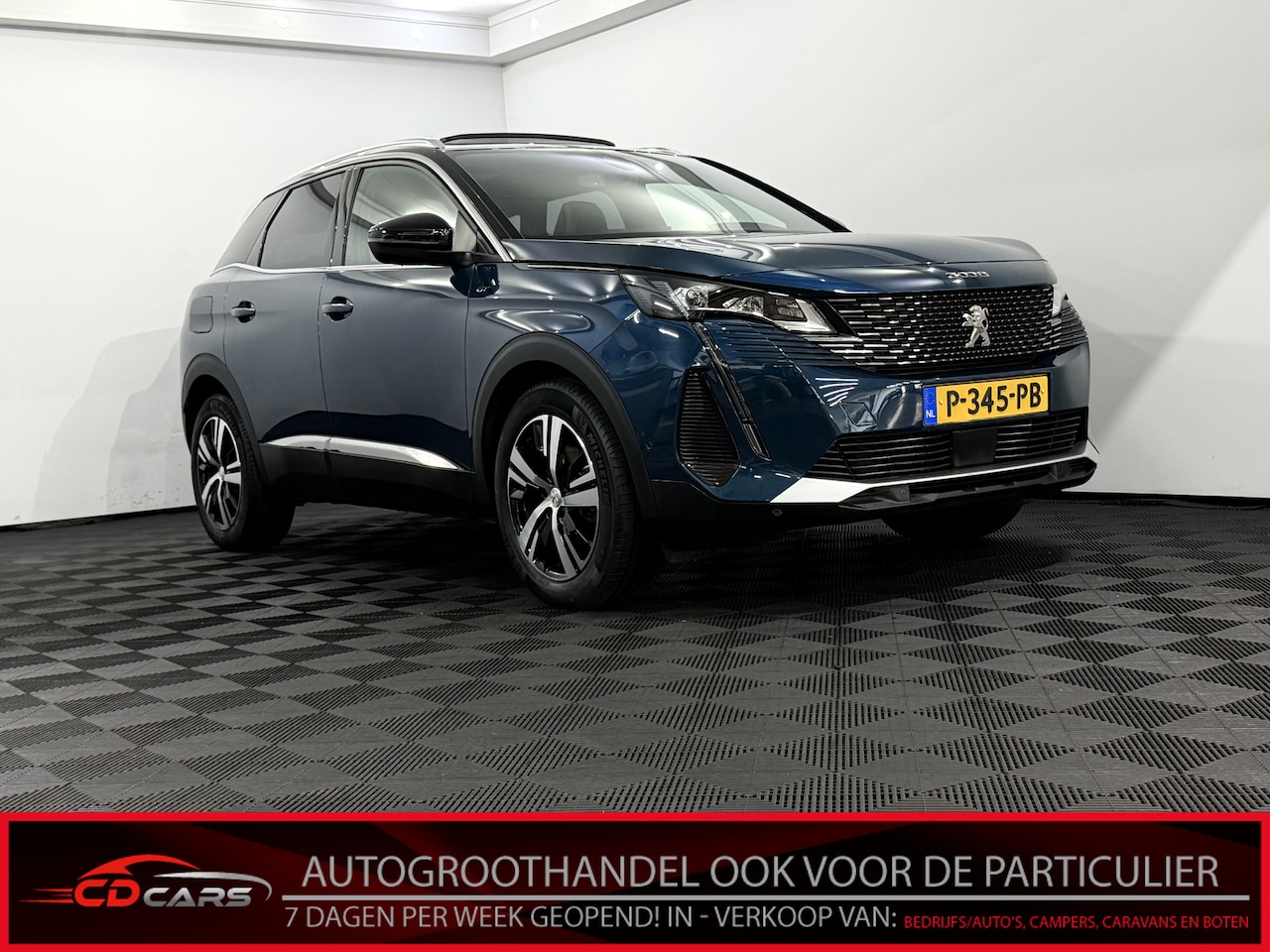 Peugeot 3008 - 1.2 PureTech GT Panoramadak, Camera, Navi, Keyless start, Virtual desk, Half leder, Rijstr - AutoWereld.nl