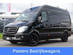 Mercedes-Benz Sprinter - 316 2.2 L2H2 Black Edition Euro 6, 3500kg Trekhaak, 2 x Schuifdeur, Camera, Cruise, 164pk,