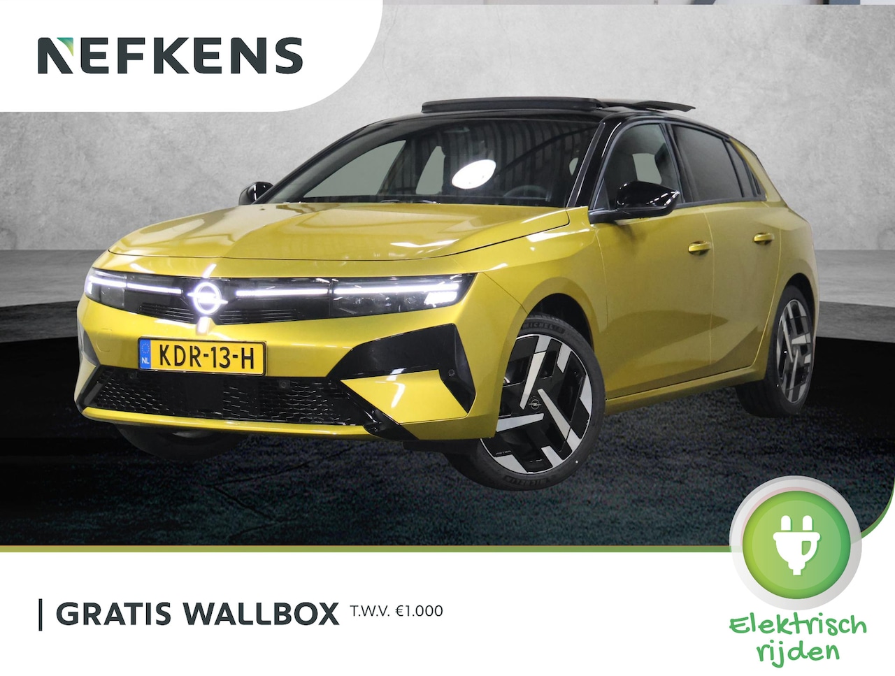 Opel Astra Electric - 58 kWh 156PK Ultimate | 1ste eigenaar | AppleCarPlay/AndroidAuto | Schuifkanteldak | Head- - AutoWereld.nl