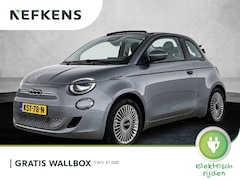 Fiat 500 C - 42 kWh 118pk Icon | Apple Carplay/Android Auto | Dodehoekdetectie | Camera | Stoelverwarmi