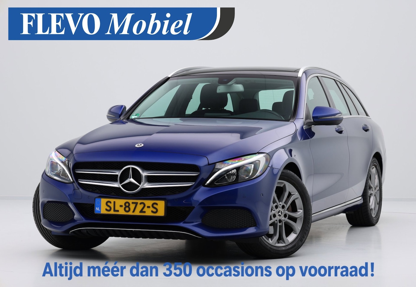 Mercedes-Benz C-klasse Estate - 180 Premium Plus Aut. Pano|Half Leder|Cam|LMV|Navi - AutoWereld.nl