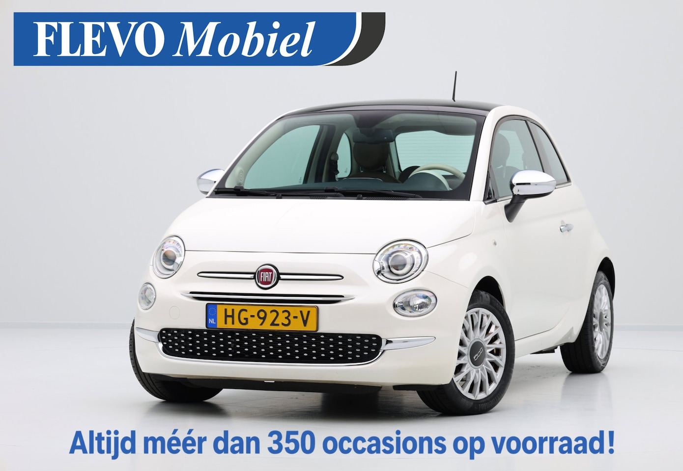 Fiat 500 - 1.2 Lounge Pano|Leder|Xenon|Clima|LMV - AutoWereld.nl