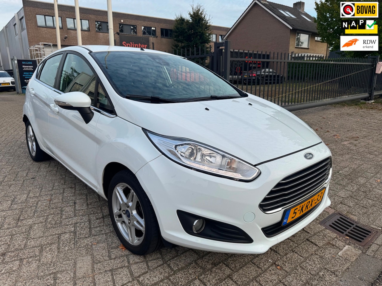 Ford Fiesta - 1.0 EcoBoost Titanium Clima,Cruise,Led,Navi,Pdc - AutoWereld.nl