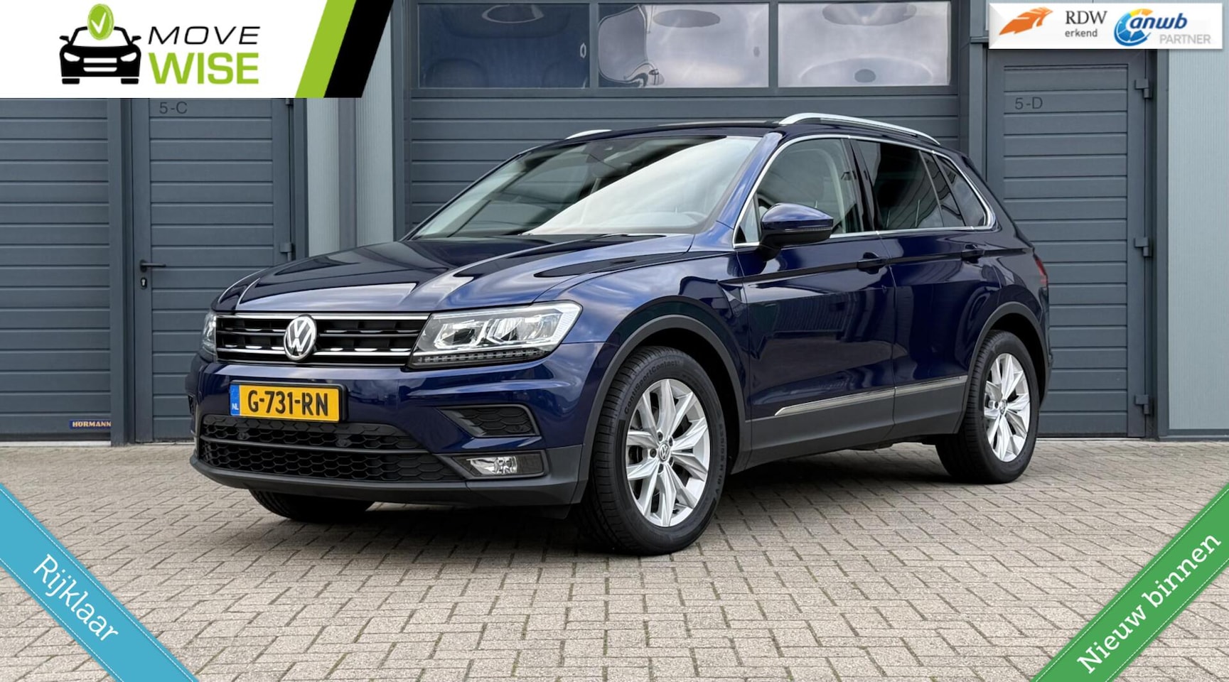 Volkswagen Tiguan - 1.5 TSI 131pk Comfortline Business | Trekhaak | 2019 | 1e Eigenaar | Dealeronderhouden | A - AutoWereld.nl