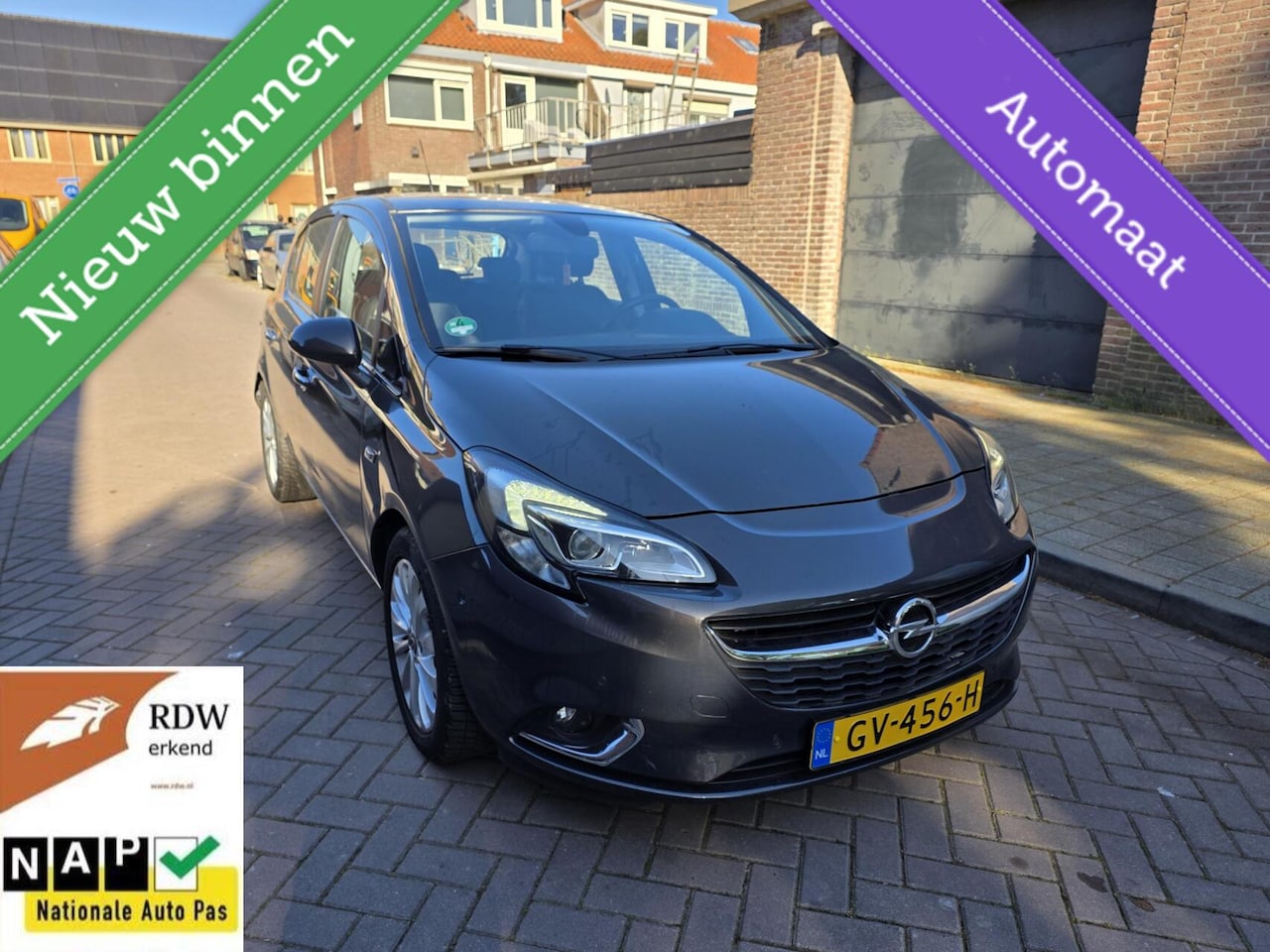 Opel Corsa - 1.4 Color Ed. 2015 5DRS AUT 77(NAP) Airco/Stuurvw/Cam/DodeH - AutoWereld.nl