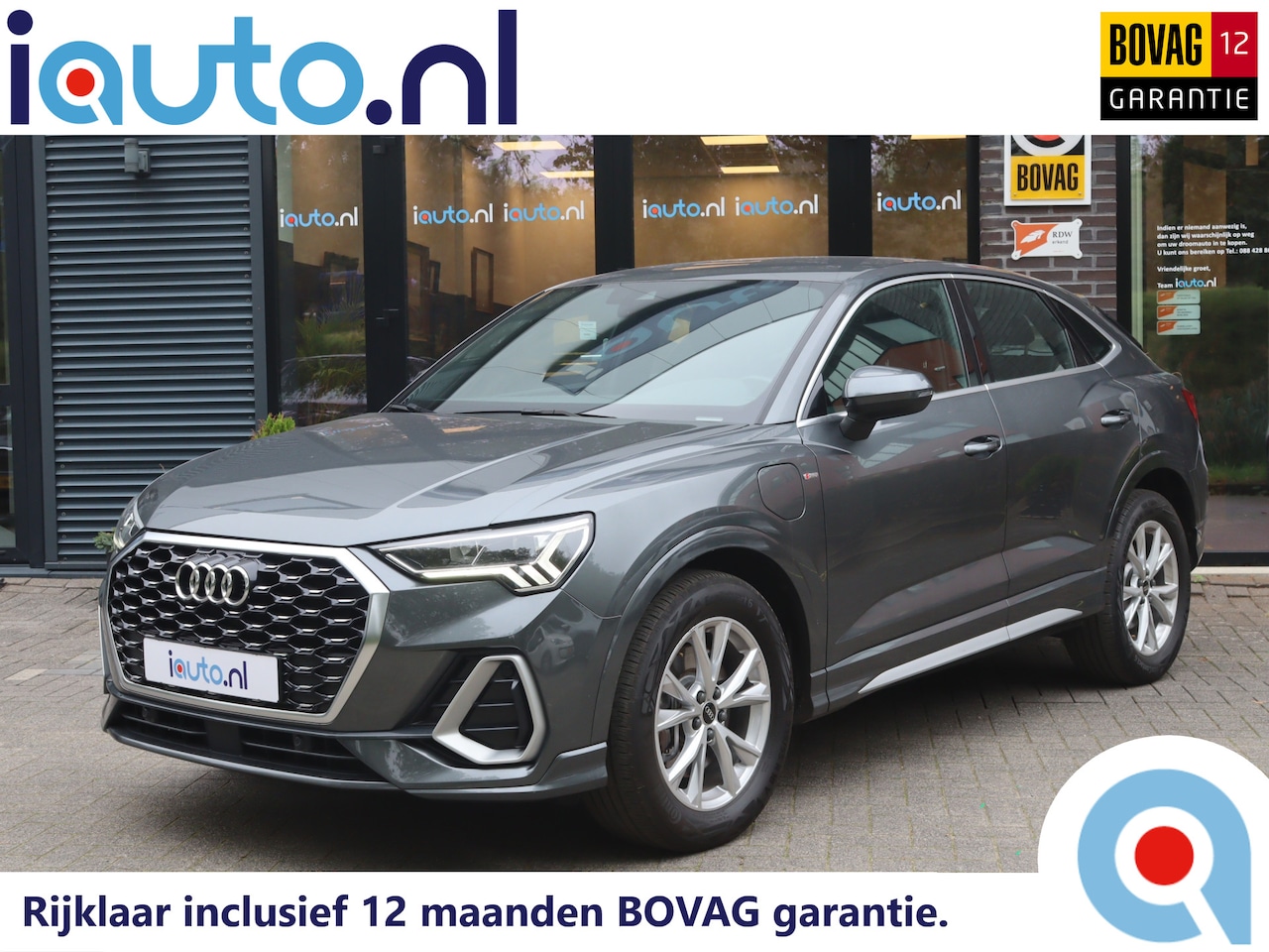 Audi Q3 Sportback - 45 TFSI e S Edition LED/Leder/MMI Plus/Camera/CarPlay/Elek. klep/S-Line/18" - AutoWereld.nl