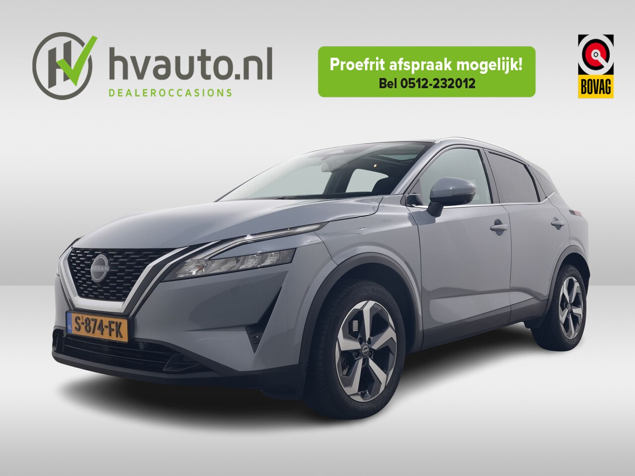 Nissan Qashqai - 1.3 MHEV 158PK N-CONNECTA X-TRONIC | Panoramadak | Dealeronderhouden - AutoWereld.nl