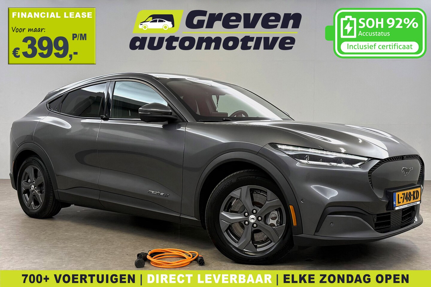 Ford Mustang Mach-E - Extended RWD 98 kWh | Snelladen | SOH 92% | Pano | B&O| Memory | SecuriCode | Virtual | 36 - AutoWereld.nl