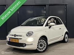 Fiat 500 C - 1.2 Lounge leder/cruise/pdc/blikvanger Wit/rood