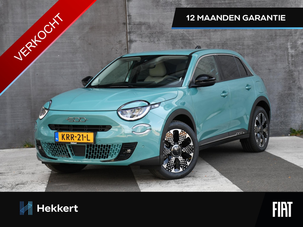 Fiat 600 - La Prima 1.2 Hybrid 110pk Automaat CAMERA | DODE HOEK | 18''LM | STOELVERW. | NAVI | ADAPT - AutoWereld.nl