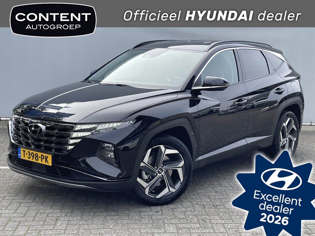 Hyundai Tucson - 1.6 T-GDi HEV 230pk Aut. Premium / Clima / Leder / Memory - AutoWereld.nl