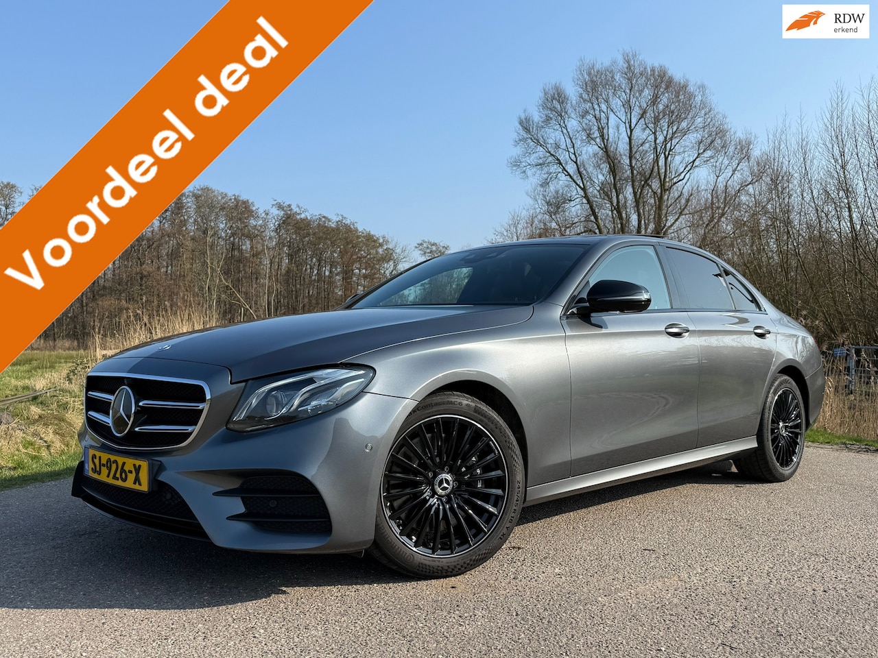 Mercedes-Benz E-klasse - 350 d Prestige Plus Automaat / HUD / Burmester / Panoramadak / 360 Camera / Leder / Sfeerv - AutoWereld.nl