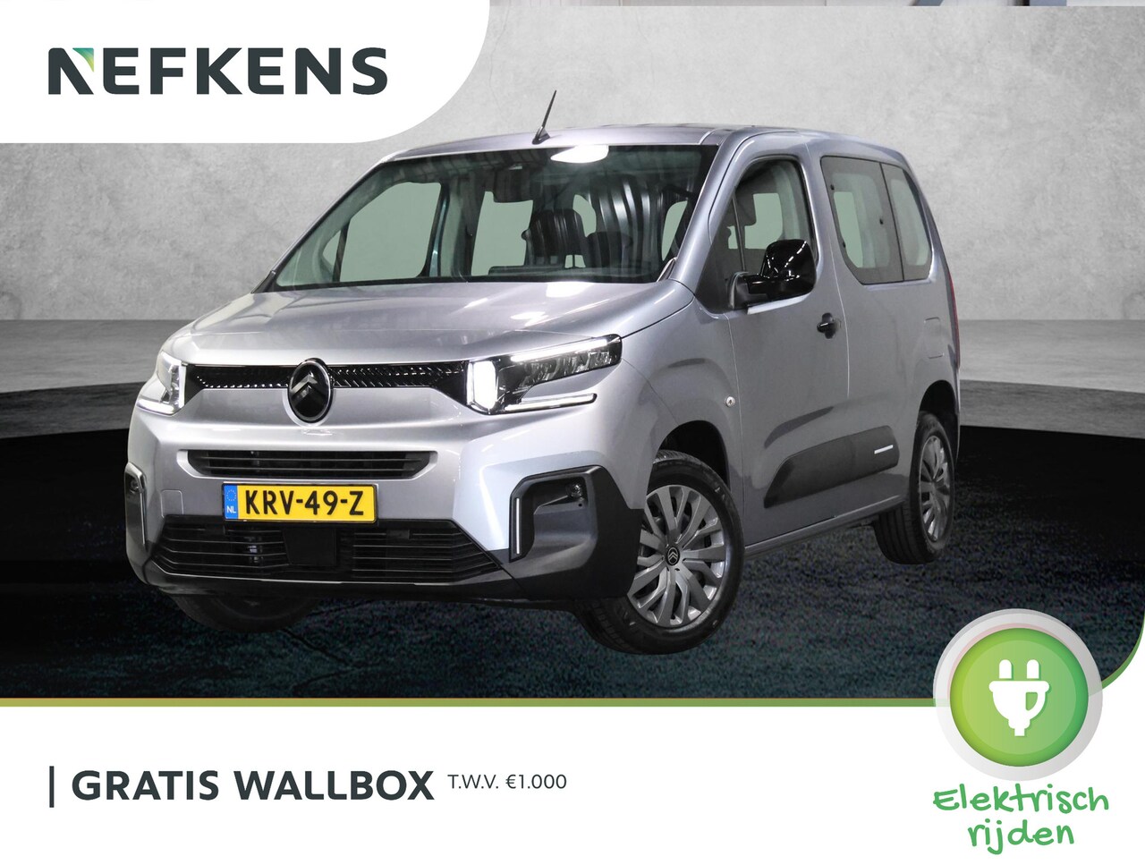 Citroën ë-Berlingo - Feel L1 50 kWh 136PK | 1ste Eigenaar | AUTOMAAT | AppleCarPlay/AndroidAuto | 5 Persoons! | - AutoWereld.nl