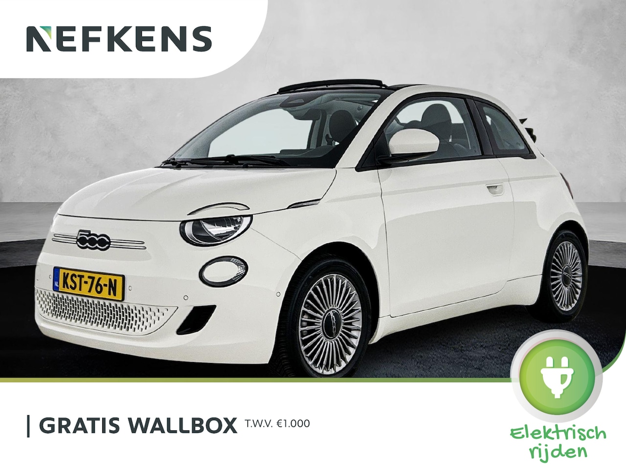 Fiat 500 C - 118pk Icon 42 kWh Automaat | Apple Carplay/Android Auto | ACCU 95% | Climate Control | Cru - AutoWereld.nl