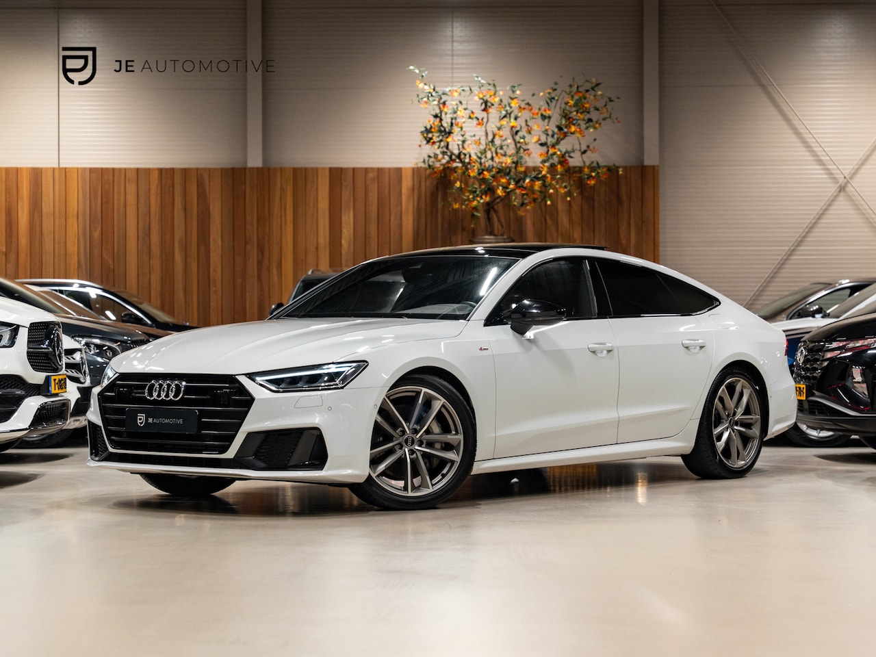 Audi A7 Sportback - 50 TFSI e Quattro 3X S-Line, Black Optik, Pano, ACC, Virtual, Ambiënte Light, Apple Carpla - AutoWereld.nl