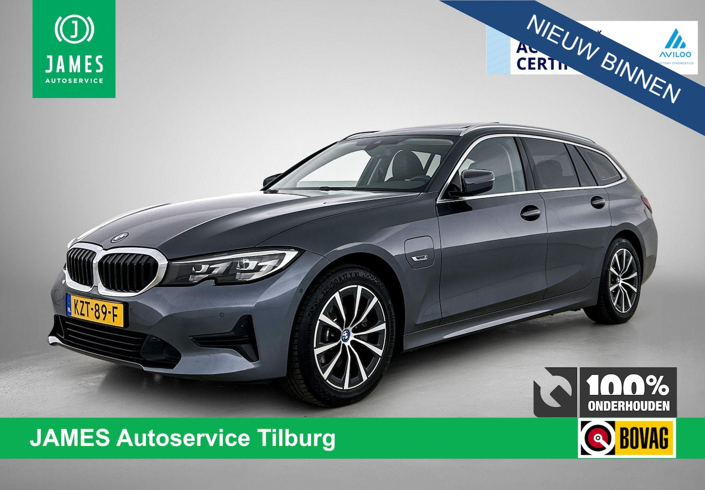 BMW 3-serie Touring - 320e High Executive PANO | STOF-LEER | EL-ACHTERKLEP - AutoWereld.nl