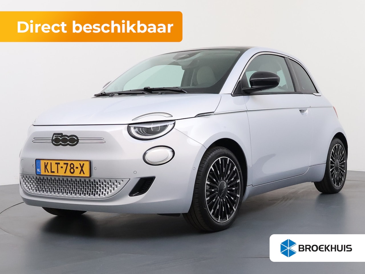 Fiat 500e - La Prima 42 kWh | Achteruitrijcamera | Airco (automatisch) | Bestuurdersstoel in hoogte ve - AutoWereld.nl