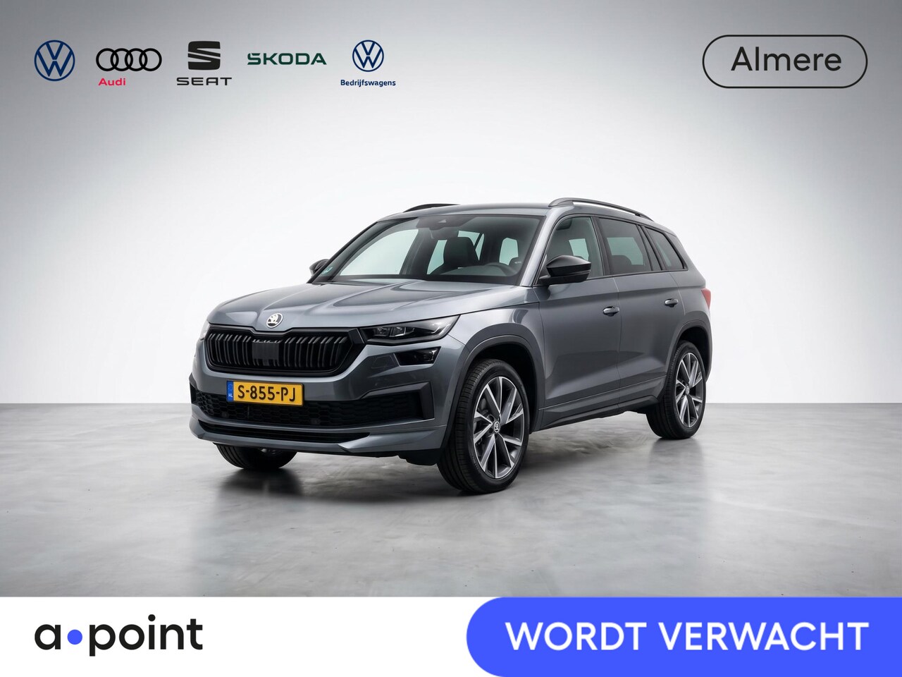 Skoda Kodiaq - 1.5 TSI Sportline Business 150 pk Automaat (DSG) | Verlengde garantie | Navigatie | Trekha - AutoWereld.nl