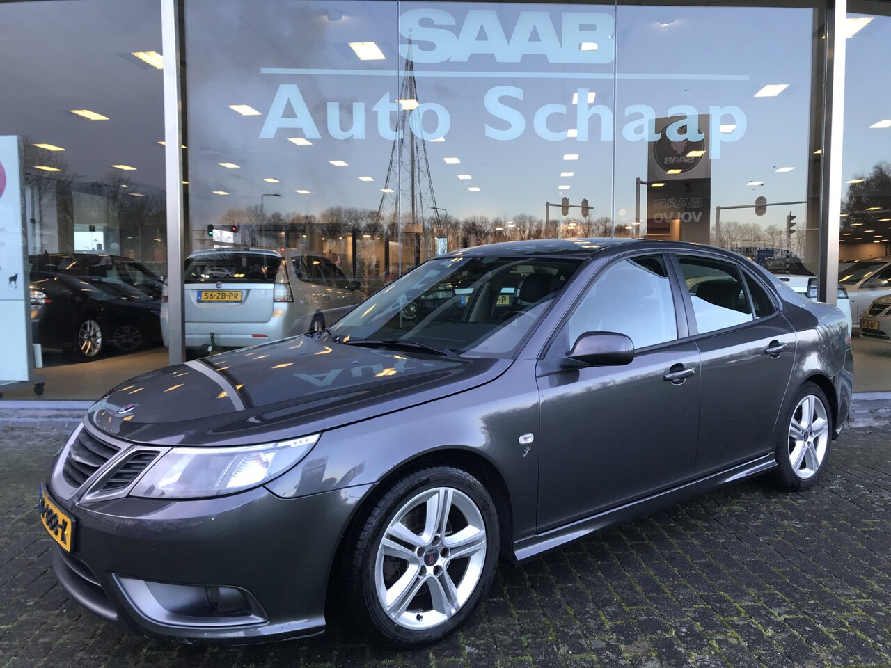 Saab 9-3 - Sedan 1.9 TTiD Vector TX | Rijklaar | nwe distributie Hirsch 200 pk Carbon Aero lederen be - AutoWereld.nl