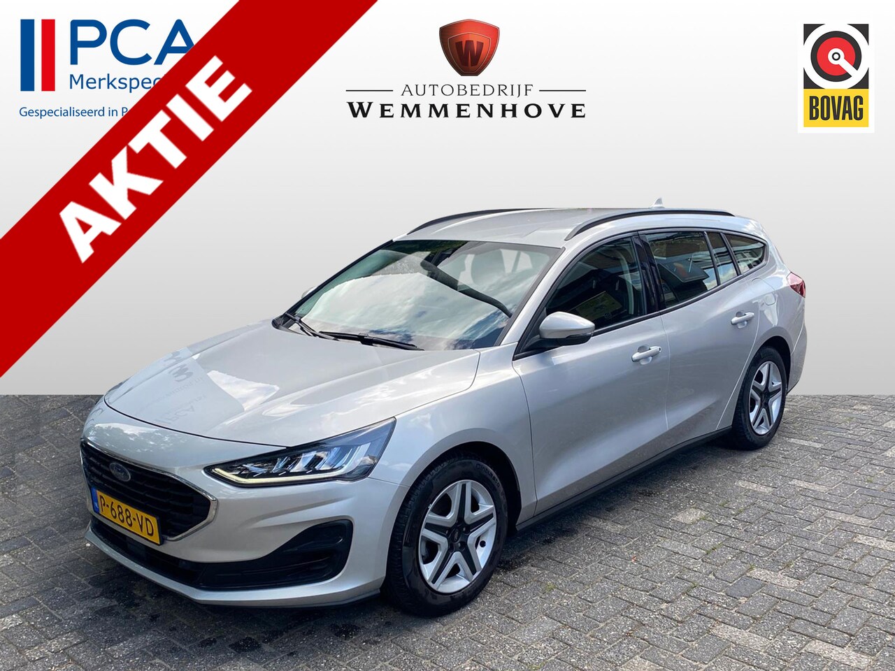 Ford Focus Wagon - 1.0 EcoBoost Hybrid Connected Nieuw Type/Hybride/Airco-Ecc/Alu wielen/Navi/Led - AutoWereld.nl