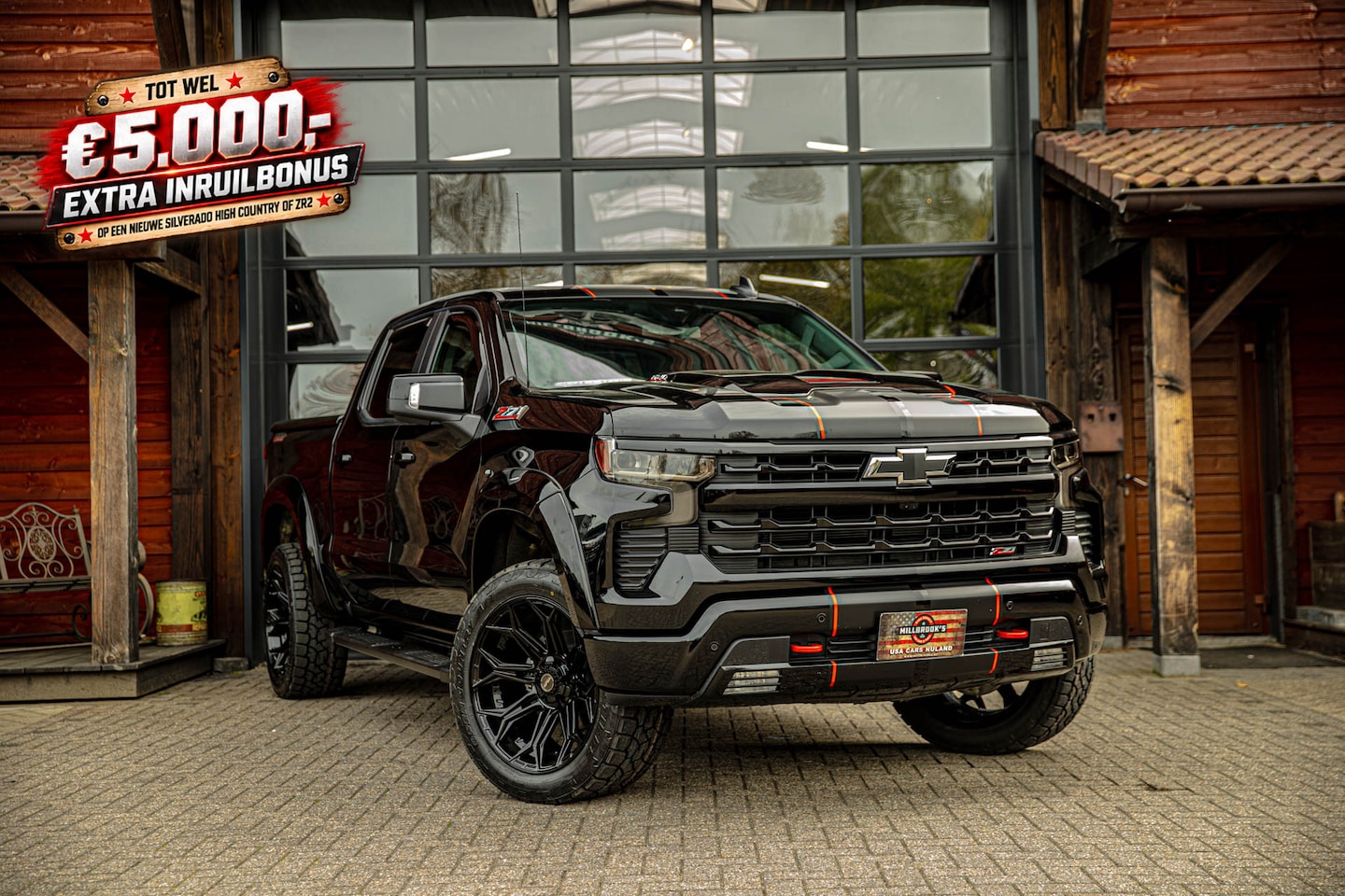 Chevrolet Silverado - Z71 Trailboss widebody LPG, Bedcover in kleur, 360 graden camera Silverado Z71 Trailboss . - AutoWereld.nl