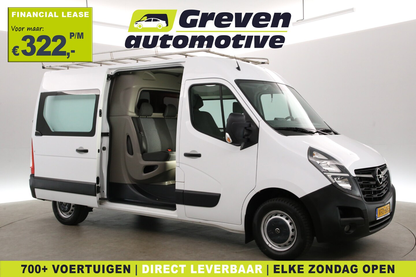 Opel Movano - 2.3 Turbo 150PK L2H2 | Dubbele Cabine | Clima | Camera | Trekhaak | Imperiaal | Navi | Par - AutoWereld.nl