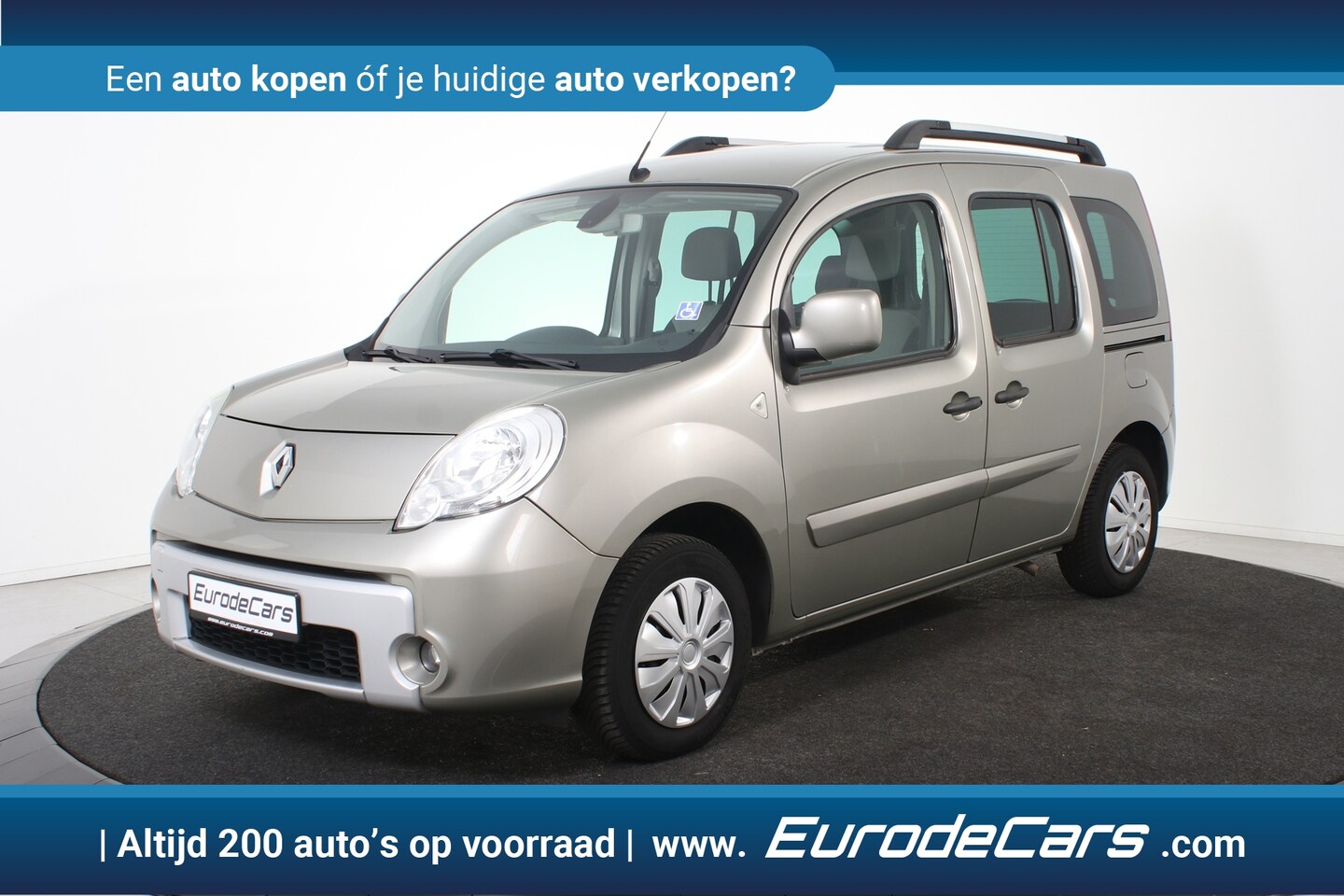 Renault Kangoo - 1.2-16V Rolstoelauto 3+1 *Automaat*Luchtvering* - AutoWereld.nl