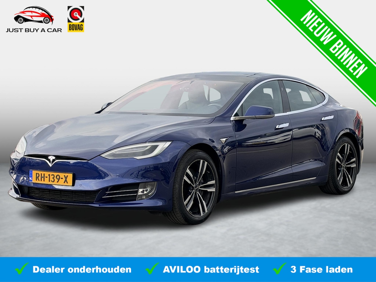 Tesla Model S - 75D Base SoH 86% / Superchargen / Full Self-Driving Capability / Ultra High Fidelity-gelui - AutoWereld.nl